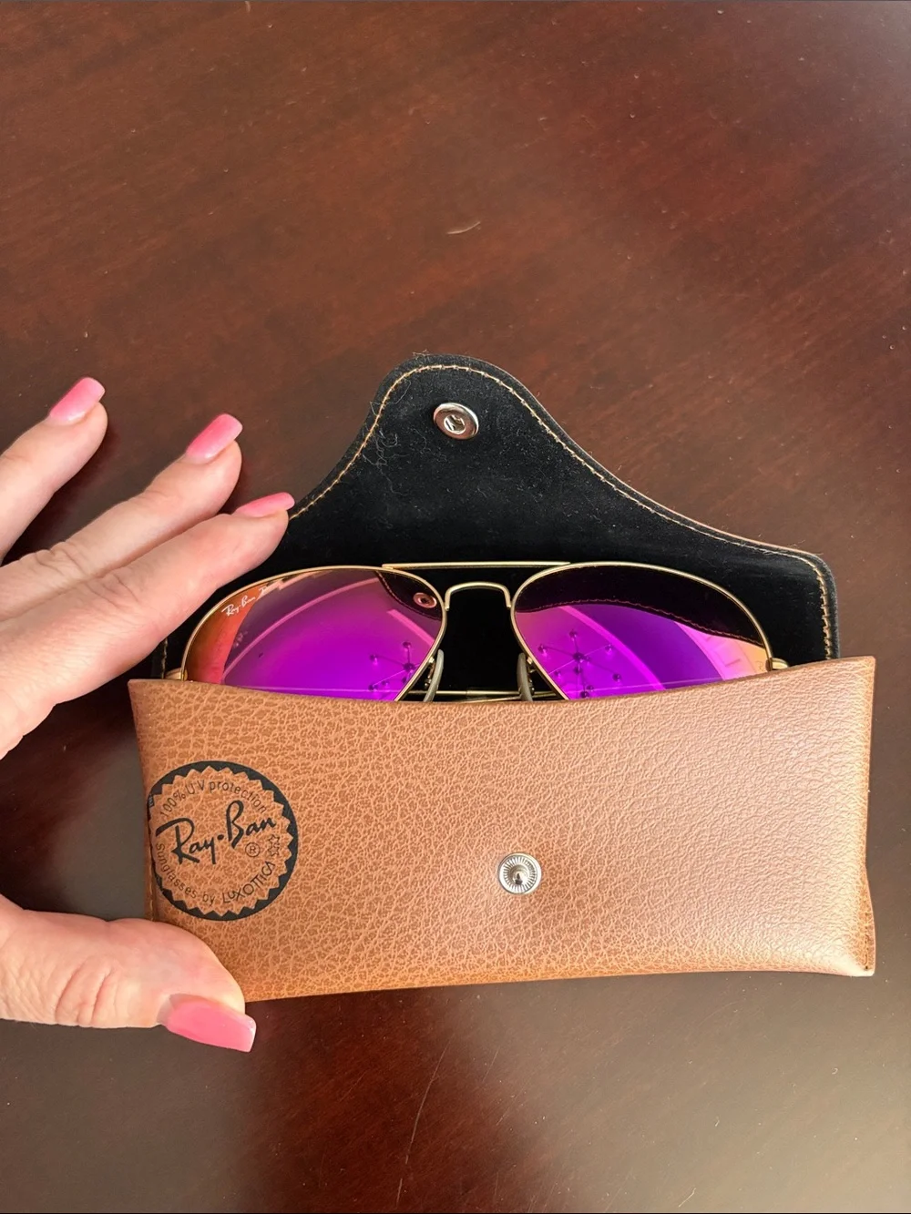 Ray-Ban 3025 large metal aviator sunglasses